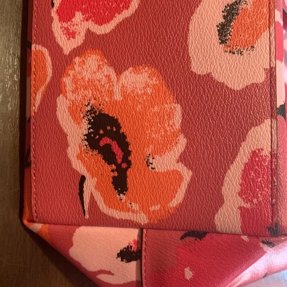 Pink floral Coach bag